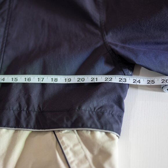 Taylor Stitch Navigator Jacket in Natural & Navy Colorblock Waxed Cotton - Picture 5 of 14